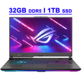 thumbnail image 1 of Asus ROG Strix G17 G713 Premium Gaming Laptop 17.3" WQHD IPS 240Hz AMD 12-Core Ryzen 9 7845HX 32GB DDR5 1TB SSD GeForce RTX 4060 8GB USB-C RGB Backlit Fast Charging Intelligent Cooling Win11 Black, 1 of 8