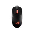 thumbnail image 1 of Asus ROG Strix Impact III Gaming Mouse, Semi-Ambidextrous, Wired, Lightweight, 12000 DPI sensor, 5 programmable buttons, Replaceable switches, Paracord cable, FPS gaming mouse, Black, 1 of 5