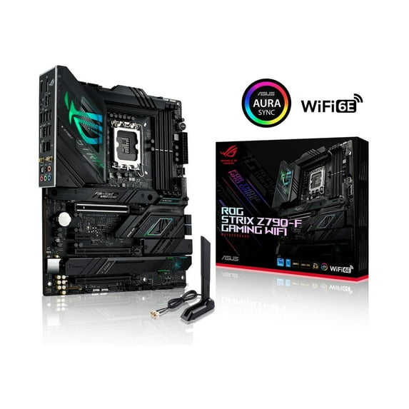 Asus ROG Strix STRIX Z790-F Gaming WIFI Gaming Desktop Motherboard - Intel Z790 Chipset - Socket LGA-1700 - ATX