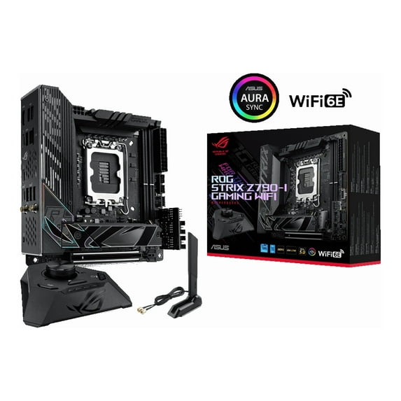 Asus ROG Strix STRIX Z790-I GAMING WIFI Gaming Desktop Motherboard - Intel Z790 Chipset - Socket LGA-1700 - Mini ITX