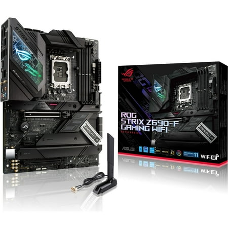 Asus ROG Strix Z690-F GAMING WIFI Desktop Motherboard - Intel Chipset - Socket LGA-1700 - Intel Optane Memory Ready - ATX