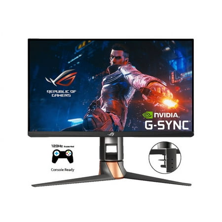 ASUS - ROG Swift 24.5” Fast IPS FHD 360Hz 1ms G-SYNC Gaming Monitor with HDR (HDMI,DisplayPort,USB)