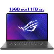 Asus ROG Zephyrus G16 Premium Gaming AI Laptop 16" 2.5k 2560x1600 OLED 240Hz 500nits Intel 16-core Ultra 9 285H 16GB DDR5 1TB SSD GeForce RTX 5070 Up to 798 AI TOPS RGB Backlit Thunderbolt Win11