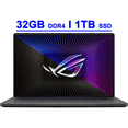 thumbnail image 1 of Asus ROG Zephyrus G16 Premium Gaming Laptop 16" FHD Anti-glare 165Hz Intel 10-core i7-13620H 32GB DDR4 1TB SSD GeForce RTX4070 Backlit Thunderbolt USB-C IR Camera Win11, 1 of 7