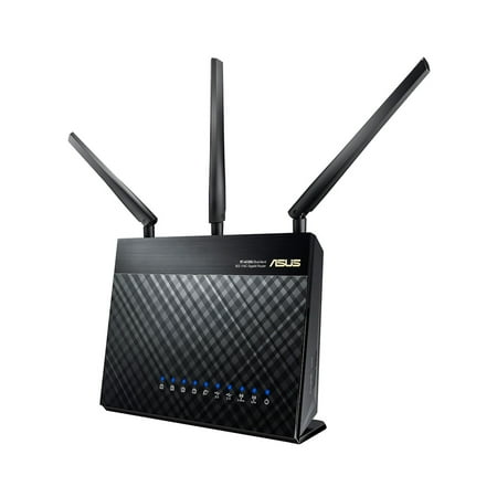 ASUS - AC1900 Dual-Band Wi-Fi Router with Life time internet Security - Black