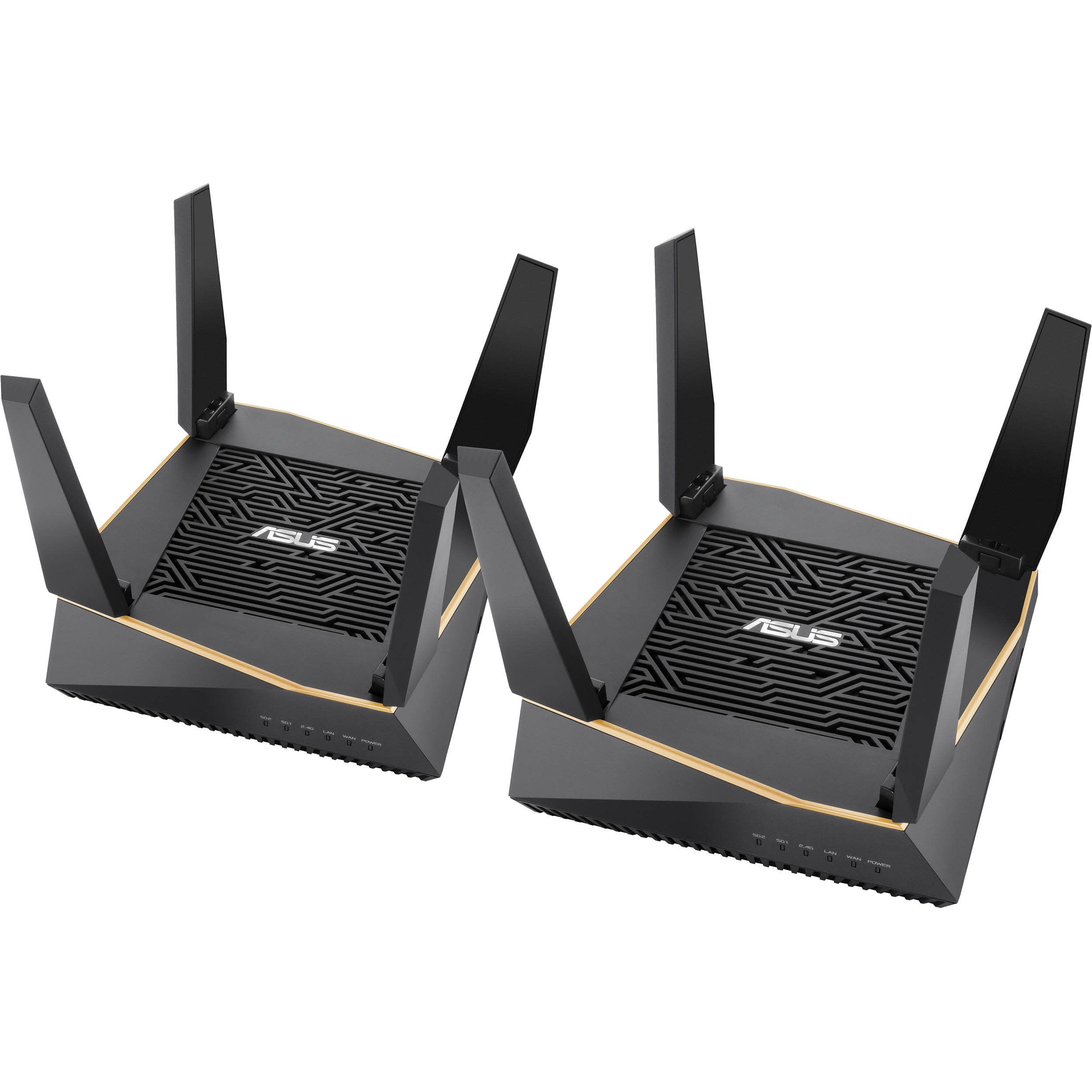 ASUS RT-AX92U AX6100 Wi-Fi 6 Tri-band Router, AiProtection Pro Network ...