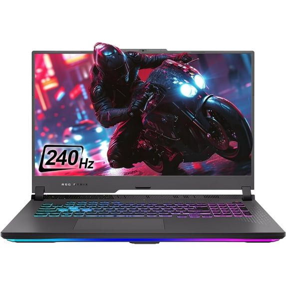 Asus Rog Strix G17 Gaming Laptop, AMD Ryzen 9 7845HX, 64 GB DDR5 Ram, 4 TB PCle SSD, 17.3" WQHD (2560x1440), Nvidia G-Force RTX 4060, W11 Home