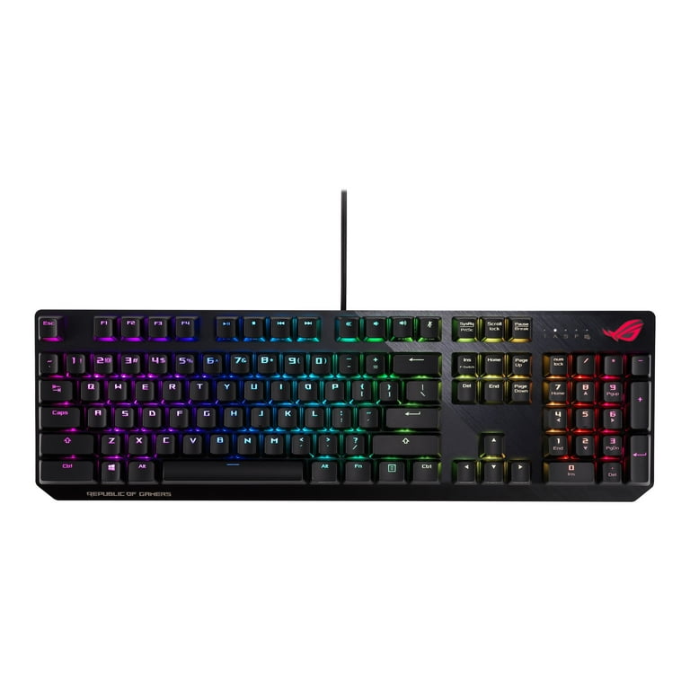 ASUS ROG Strix Scope - Keyboard - backlit - USB - US - key