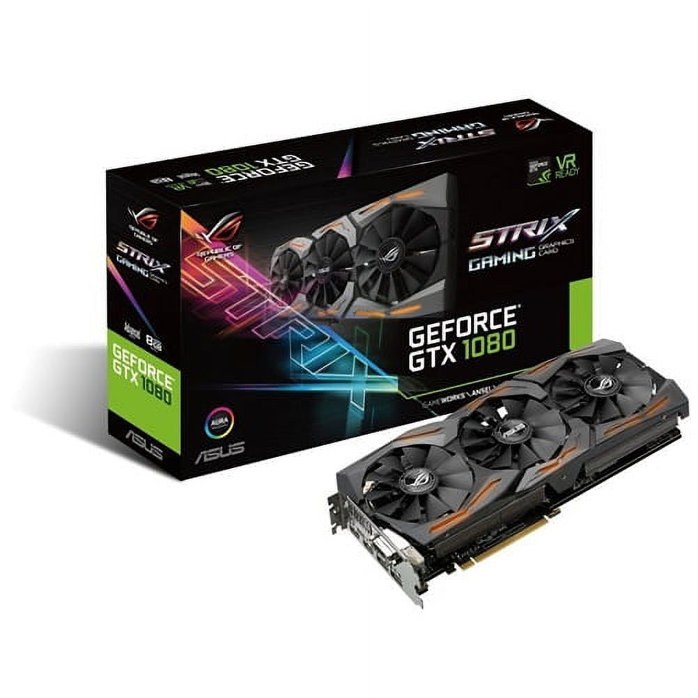 PCパーツ ASUS - ASUS ROG STRIX-GTX1080-A8G-GAMING Asus Strix-Gtx1080-A8G-Gaming Graphics Card - STRIX-GTX1080