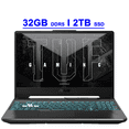 thumbnail image 1 of Asus TUF A15 Premium Gaming Laptop 15.6" FHD Anti-glare 144Hz AMD 8-core Ryzen 7 7435HS 32GB DDR5 2TB SSD GeForce RTX 3050 Backlit USB-C Fast Charge Win11, 1 of 8