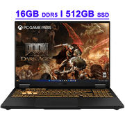 Asus TUF F16 Premium Gaming Laptop 16" WUXGA IPS 165Hz 100% sRGB Intel 10-core i5-13450HX 16GB RAM 512GB SSD GeForce RTX 5050 Up to 440 AI TOPS RGB Backlit Thunderbolt Win11