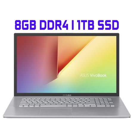 Asus VivoBook 17 Premium Business Laptop 17.3” FHD Display AMD Ryzen 3 3250U Processor 8GB DDR4 1TB SSD AMD Radeon Graphics USB-C HDMI Wifi5 Bluetooth SonicMaster Win10