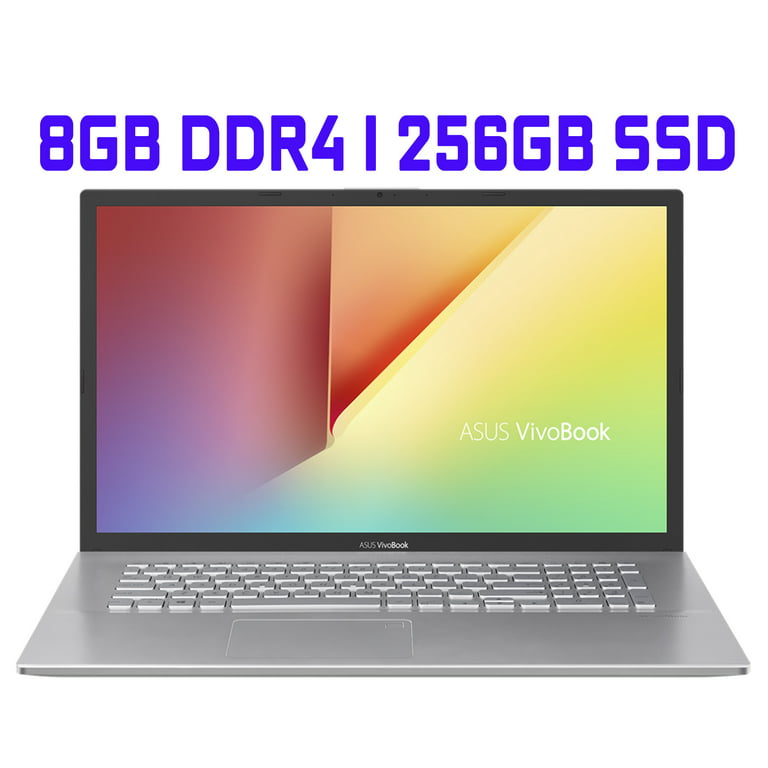 Asus VivoBook 17 Premium Business Laptop 17.3” FHD Display AMD Ryzen 3  3250U Processor 8GB DDR4 256GB SSD AMD Radeon Graphics USB-C HDMI Wifi5