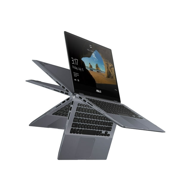 Asus VivoBook Flip 14 14" Full HD Touchscreen Laptop, Intel Core i5 i5-8250U, 256GB SSD, Windows 10 Pro, TP412UA-XB51T