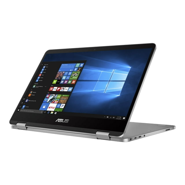 Asus VivoBook Flip 14 14" Touchscreen 2-in-1 Laptop, Intel Pentium Silver N5030, 128GB SSD, Windows 10 Pro, TP401MA-XS24T