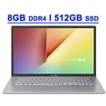 thumbnail image 1 of Asus VivoBook Premium Business Laptop Computer 17.3” FHD Display 10th Gen Intel Quad-Core i5-1035G1 8GB DDR4 512GB SSD Fingerprint Reader Backlit Keyboard USB-C Wifi6 Webcam Win10, 1 of 9