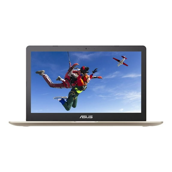 Asus VivoBook Pro 15 15.6" Full HD Laptop, Intel Core i7 i7-7700HQ, 16GB RAM, 1TB HD, 256GB SSD, Windows 10, Metallic Champagne, M580VD-EB76