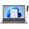 thumbnail image 1 of Asus Vivobook 15 Laptop, 15.6" FHD Touchscreen Display, Intel Core i5-1135G7 Processor, 20GB RAM, 2TB PCIe SSD, Webcam, Wi-Fi 5, Windows 11 Home, Gray + Mazepoly Accessories, 1 of 8