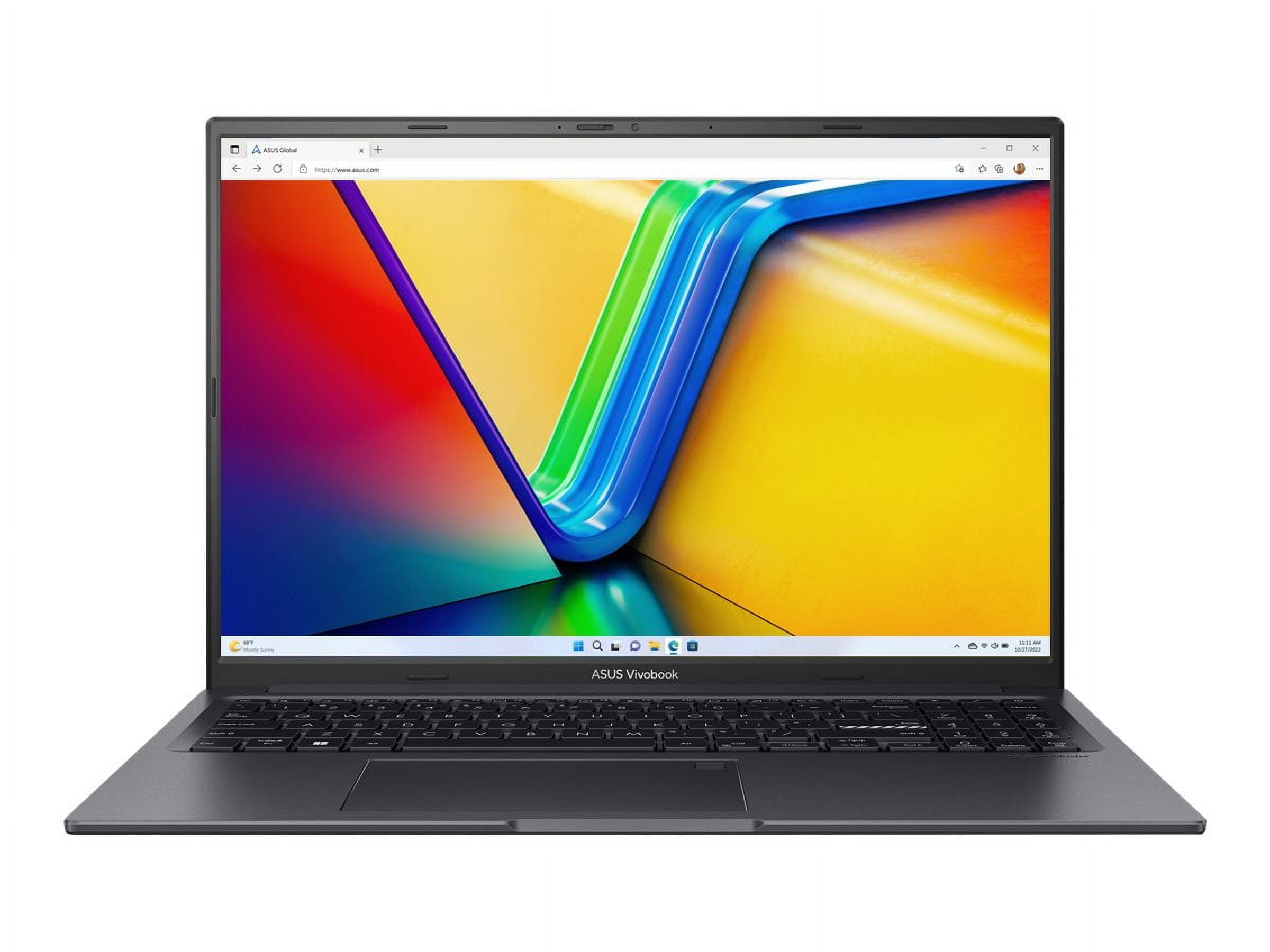 ASUS VivoBook 16X K3605VV-DS74 - 180-degree hinge design - Intel Core i7 - 13700H / up to 5 GHz - Win 11 Home - GeForce RTX 4060 - 16 GB RAM - 1 TB SSD NVMe - 16" 1920 x 1200 @ 120 Hz - Wi-Fi 6E, Bluetooth - indie black