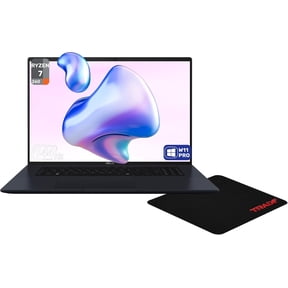 Asus Vivobook Copilot+ Laptop, AMD Ryzen 7-260, 32 GB DDR5 RAM, 1 TB PCIe SSD, 18" WUXGA (1920x1200) 144Hz IPS Display, AMD Radeon Graphics, Backlit Keyboard, W11 Pro, Quiet Blue + Traix MousePad