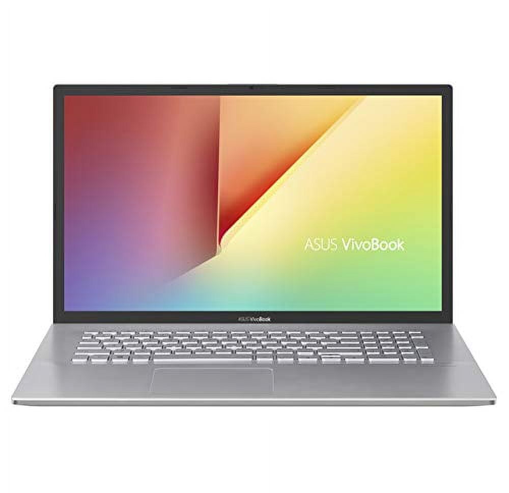 Asus Vivobook S712JA 17.3-inch FHD Premium Laptop PC, Intel Quad-Core i5-1035G1, Intel UHD Graphics, 8GB DDR4 RAM, 128GB SSD, 1TB HDD, Backlit Keyboard, Windows 10 Home 64 bit, Silver