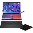 thumbnail image 1 of Asus Zenbook Duo Dual Laptop, Intel Ultra 9-185H, 16 GB LPDDR5X RAM, 1 TB PCIe SSD, 14'' WUXGA (1980x1200) OLED Touchscreen, Intel Arc Graphics, Soft Keyboard, W11 Pro, Inkwell Gray + Traix MousePad, 1 of 9