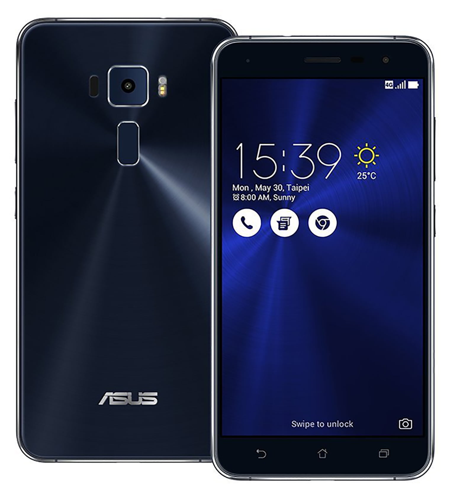 Asus Zenfone 3 ZEKL GB Unlocked GSM 4G LTE Octa Core Android Phone w/  MP Camera   Sapphire Black International Version