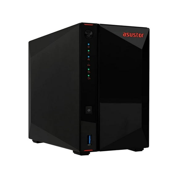Asustor Nimbustor 2 Gen2 AS5402T 2 Bay NAS, Quad-Core 2.0GHz CPU, Dual 2.5GbE Ports, 4GB DDR4, Four M.2 SSD Slots (Diskless)