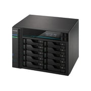 ASUSTOR Lockerstor 10 AS6510T SAN/NAS Storage System - Intel Atom C3538 Quad-core 4 Core 2.10 GHz - 10 x HDD Supported - 10 x SSD Supported - 8 GB RAM DDR4 SDRAM - Serial ATA/600 Controller - RAID S