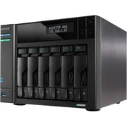 Asustor AS6706T v2 Lockerstor 6 Gen2+ 6 Bay NAS, Quad-Core 2.0GHz CPU, 2x5GbE ,8GB RAM DDR4, 4x M.2 SSD Slots Diskless