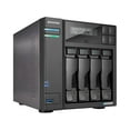 thumbnail image 1 of Asustor Lockerstor 4 Gen 2 AS6704T 4 Bay NAS, Quad-Core 2.0GHz, Dual 2.5GbE Ports, 4GB RAM DDR4, Four M.2 SSD Slots (Diskless), 1 of 6
