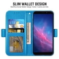 thumbnail image 1 of Asuwish Compatible with Cloud Mobile Stratus C7 Wallet Phone Case and Tempered Glass Screen Protector Flip Credit Card Holder Stand Wrist Strap Mandala Flower Cell Cover for C_7 C 7 Women Men Blue, 1 of 8