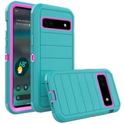 Asuwish Compatible with Google Pixel 6 Phone Case Hybrid Rugged Shockproof Hard Protective Drop Proof Full Body Heavy Duty Mobile Cell Cover for Pixel6 Pixle Si