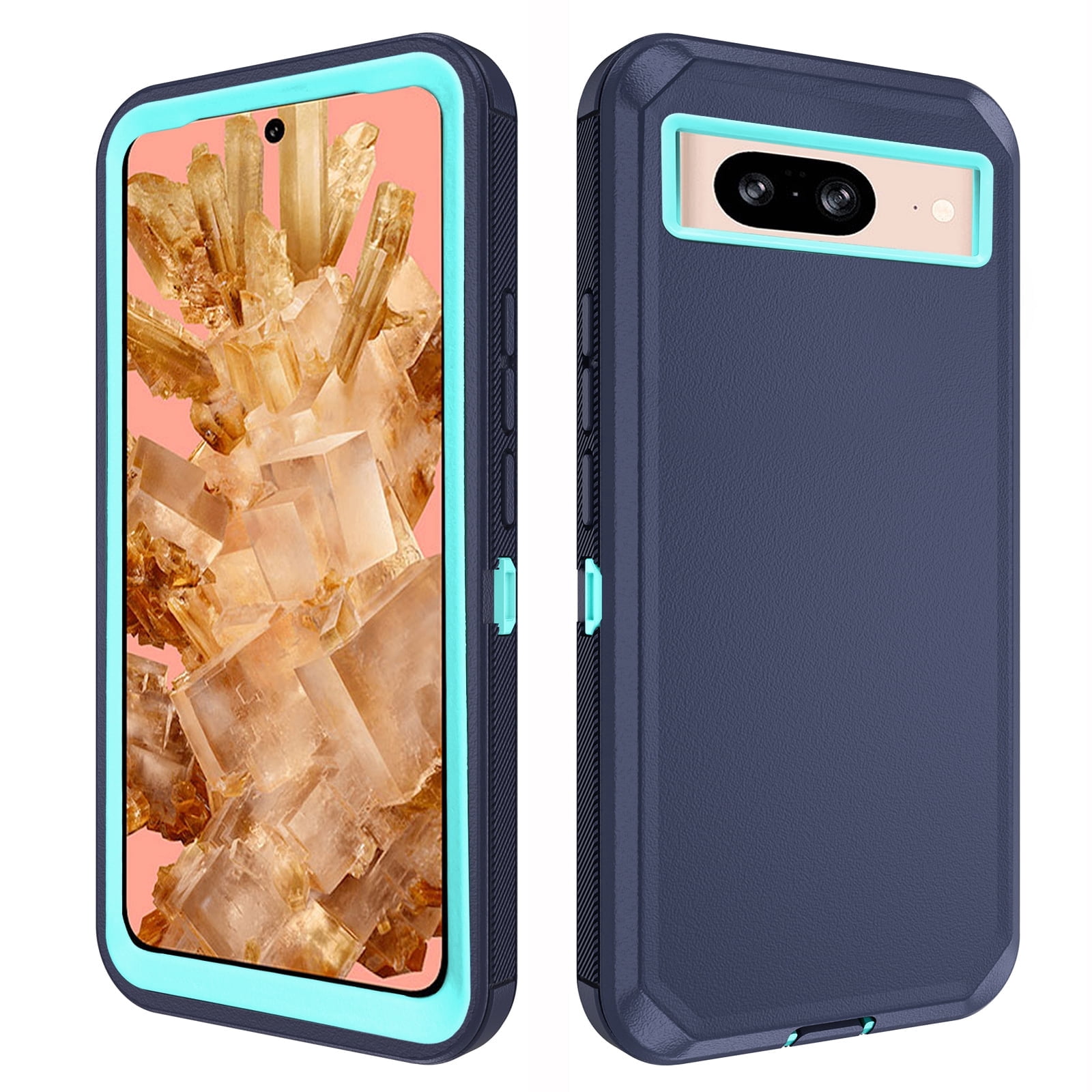 Asuwish Compatible with Google Pixel 8 5G Phone Case Hybrid Rugged ...