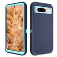 thumbnail image 1 of Asuwish Compatible with Google Pixel 8 5G Phone Case Hybrid Rugged Shockproof Hard Protective Drop Proof Full Body Heavy Duty Mobile Cell Cover for Pixel8 Eight Women Men Blue, 1 of 9