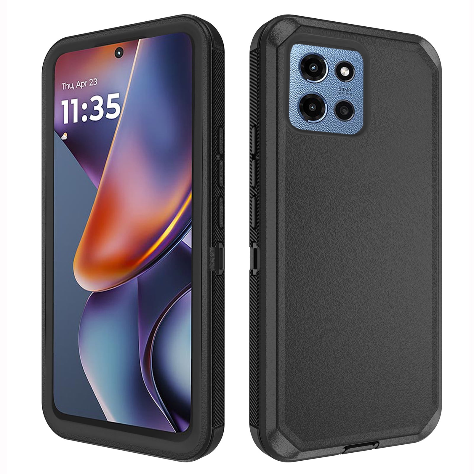 Asuwish Funda de teléfono para Motorola Moto E7/Lenovo K12 con protector de pantalla de vidrio templado y cartera de piel con flores, soporte para tarjetas de crédito, accesorios para celdas, MotoE7
