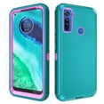 thumbnail image 1 of Asuwish Compatible with Motorola Moto G8/G Fast 2020 Phone Case Hybrid Rugged Shockproof Hard Protective Drop Proof Full Body Heavy Duty Mobile Cell Cover for MotoG8 8 8G XT2045-3 Women Men Green, 1 of 8