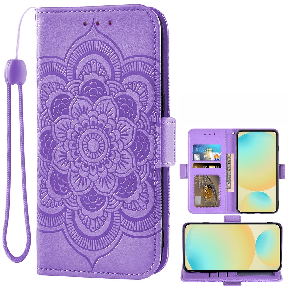 Asuwish Leder-Wallet-Case Für Oppo Reno 2 – Mit Displayschutzfolie, Kartenfächern & Standfuß, Blau