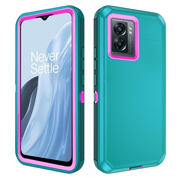 Asuwish Compatible with OnePlus Nord N300 5G Phone Case Hybrid Rugged Shockproof Hard Protective Drop Proof Full Body Heavy Duty Mobile Cell Cover for 1+ N 300 N3005G CPH2389 Women Men Green
