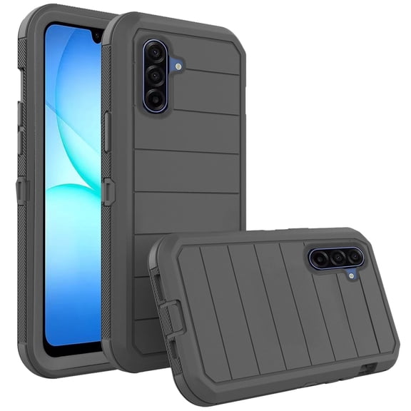 Asuwish Compatible with Samsung Galaxy A17 5G/4G Phone Case Hybrid Rugged Shockproof Hard Protective Drop Proof Full Body Heavy Duty Mobile Cell Cover for SM A 17 17A Women Men Black