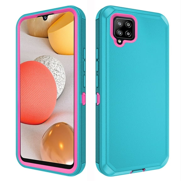 Asuwish Compatible with Samsung Galaxy A42 5G Phone Case Hybrid Rugged Shockproof Hard Protective Drop Proof Full Body Heavy Duty Mobile Cell Cover for A 42 G5 42A S42 4G 2021 Women Men Green