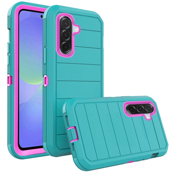 Asuwish Compatible with Samsung Galaxy A56 5G Phone Case Hybrid Rugged Shockproof Hard Protective Drop Proof Full Body Heavy Duty Mobile Cell Cover for A 56 56A LTE Women Men Green
