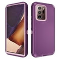 thumbnail image 1 of Asuwish Compatible with Samsung Galaxy Note 20 Ultra 5G Phone Case Hybrid Rugged Shockproof Hard Protective Drop Proof Full Body Heavy Duty Mobile Cell Cover for Note20 Plus 20Ultra Women Men Purple, 1 of 8