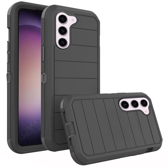Asuwish Compatible with Samsung Galaxy S23 5G Phone Case Hybrid Rugged Shockproof Hard Protective Drop Proof Full Body Heavy Duty Mobile Cell Cover for S 23 GS23 G5 SM-S911U 6.1 inch Women Men Black
