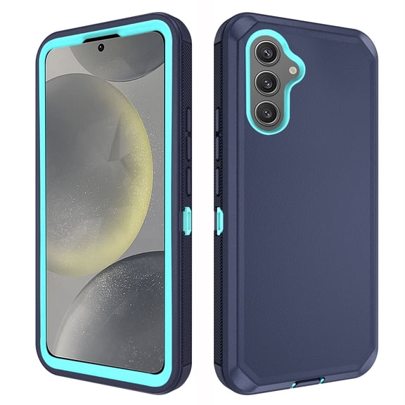 Asuwish Compatible with Samsung Galaxy S24 Plus S24+ 5G Phone Case Hybrid Rugged Shockproof Hard Protective Drop Proof Full Body Heavy Duty Mobile Cell Cover for S24Plus 24S + S 24+ Women Men Blue