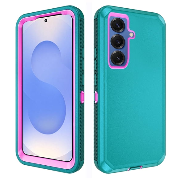 Asuwish Compatible with Samsung Galaxy S25 5G Phone Case Hybrid Rugged Shockproof Hard Protective Drop Proof Full Body Heavy Duty Mobile Cell Cover for S 25 25S G5 Women Men Green