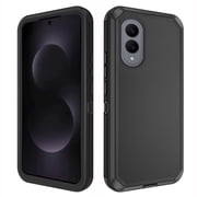 Asuwish Compatible with Samsung Galaxy S25 Edge 5G Phone Case Hybrid Rugged Shockproof Hard Protective Drop Proof Full Body Heavy Duty Mobile Cell Cover for S25
