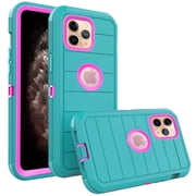 Asuwish Compatible with iPhone 11 Pro Max 6.5 Phone Case Hybrid Rugged Shockproof Hard Protective Drop Proof Full Body Heavy Duty Mobile Cell Cover for iPhone11 11pro Promax iXI Plus Women Men Green