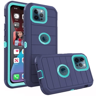 Asuwish Compatible with iPhone 12 Pro iPhone12 6.1 Phone Case Hybrid Rugged Shockproof Hard Protective Drop Proof Full Body Heavy Duty Mobile Cell Cover for iPhone12pro 5G i 12s 12pro Women Men Blue