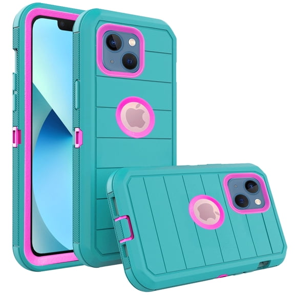 Asuwish Compatible with iPhone 13 6.1 inch Phone Case Hybrid Rugged Shockproof Hard Protective Drop Proof Full Body Heavy Duty Mobile Cell Cover for iPhone13 5G i i-Phone i13 iP13case Women Men Green
